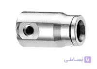 رابط فیتینگی تک نازل استیل ته خط مهپاش