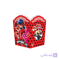 جعبه پاپ کورن تم تولد دختر کفشدوزک