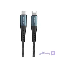 کابل تبدیل USB-C به لایتنینگ یسیدو مدل CA65 طول 2 متر