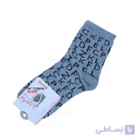 جوراب تمام نخی نیم ساق زنانه کد M-GR