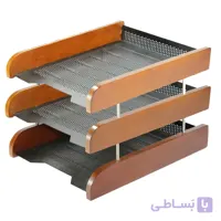کازیه 3 طبقه چوب و فلز شهاب تحریر