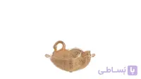قندان لبه دالبری درب دار قو طلایی  158