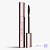 ریمل واندر پرفکت ۴ بعدی کلارنس اصل | بلندکننده، حجم دهنده، حالت دهنده، جدا کننده ا Clarins Wonder Perfect 4D Mascara 01 – 8ml