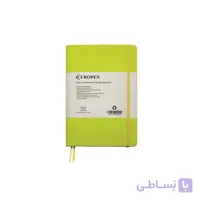 دفتر یوروپن مدل NOTEBOOK SMALL زرد فسفری