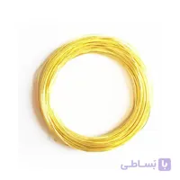 سیم مفتول طلایی زیورآلات 0.5mm بسته 18 متری