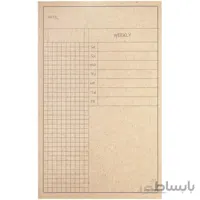 کاغذ یادداشت پلنرساز جمع و جور طرح Weekly