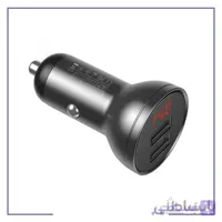 شارژر فندکی بیسوس مدل CCBX-0G ا Baseus Dual USB Car Charger CCBX-0G