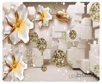 پوستر گل سه بعدی 022