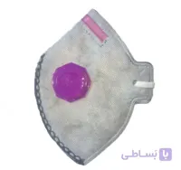 ماسک تنفسی سوپاپ دار کربن اکتیو ترمه FFP3 مدل 3711 ( بسته 20 عددی )