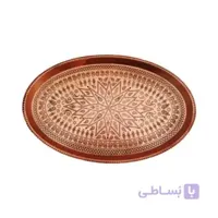 سینی مسی بیضی 24*37 توت کالا tootkala