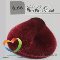 رنگ موی لاکچری دوپیر مدل 6.66 شرابی قرمز آتشین 100 میل | Dupier Hair Color