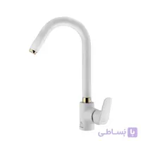 شیر آشپزخانه هانس وایت درخشان ا Chrome Kitchen White Hans