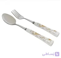 قاشق وچنگال 12 پارچه سرامیکی دالتون