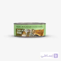 کنسرو Rocky Mountain با طعم گوشت گوزن و ماهی قزل الا برند Taste of the wild