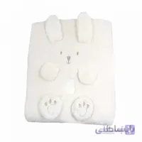 پتو پولیشی کلاهدار طرح خرگوش بیبی فورلایف Baby4life