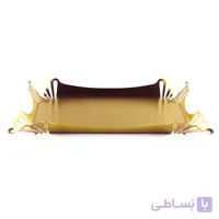 سینی استیل باقلوا خوری ۴ گل طلایی Perfect home کد ۴-G9282