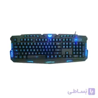 کیبورد گیمینگ Wired M200 Three Color Backlighting Game Keyboard
