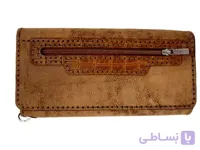 کیف پول کتی چرم طبیعی