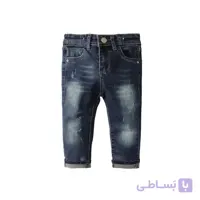 شلوار لی بچه گانه زاپدار