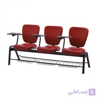 ‌صندلی انتظار دانش آموزی سه نفره مدل ونوس 1 رایانه صنعت