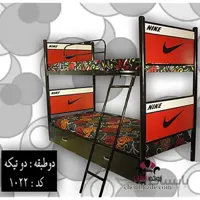 تخت خواب دو طبقه دو تیکه