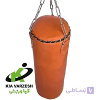 کیسه بوکس چرم 90 سانت - مشخصات،قیمت و خرید ا leather boxing bag 90
