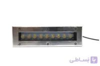 چراغ والواشر دفنی 9 وات 30 سانتی