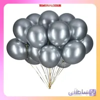 بادکنک کروم نقره ای