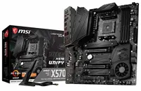 مادربورد MSI+AMD AM4, DDR4, PCIe 4.0, SATA 6GB/s, M.2, USB 3.2 Gen 2, Ax Wi-Fi 6, Bluetooth 5, ATX +Windows 10+گرافیک کارت PCI-E+مدل MEG X570 UNIFY