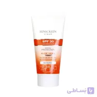 کرم ضد آفتاب مای بدون رنگ حاوی آلوئه ورا SPF30 حجم 50 میل ا MY Cream Sunscreen Invisible Aloevera SPF30 50ml