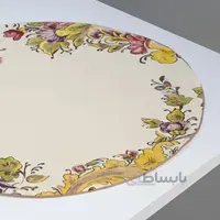 رومیزی گرد آستر دار قطر ۷۰ سانتیمتر TD5-07