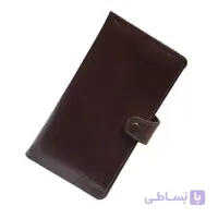 کیف پول جاموبایل دار چرم طبیعی