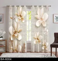 پرده گل سه بعدی BA-6004