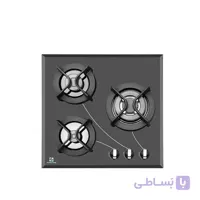 اجاق گاز صفحه ای سه شعله 3201 PB پرنیان استیل