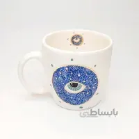 ماگ چشم نظر سرامیکی و دستساز طرح ۲7