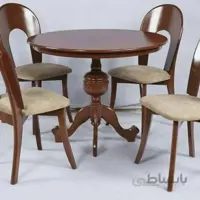 میز و صندلی ناهار خوری 6 نفره مدل نعل اسبی