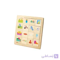 اسباب بازی چوبی پازل هوش رابطه ها-(سرگرمی)
