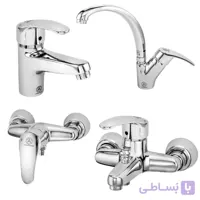 ست شیرآلات اسپانیایی کروم قهرمان