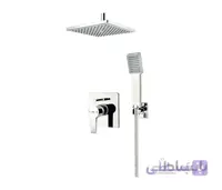 دوش توکار مدل فلت کروم تیپ 4 کلار (Kelar)