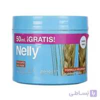 ماسک تقویت کننده و تثبیت کننده موهای رنگ شده عصاره گندم نلی