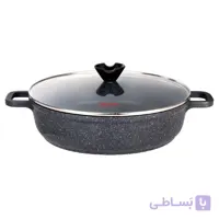 تابه دودسته چدن گرانیت کاندید سایز26 مشکی