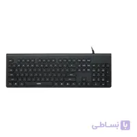 صفحه کلید و ماوس باسیم رپو مدل NX2100 با حروف فارسی ا Rapoo NX2100 Combo Set Keyboard and Mouse