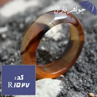 حلقه عقیق سلیمانی خوشرنگ و خاص کد R_1527