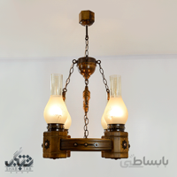 آویز چهار شاخه دارکار مدل روستیک کد 207