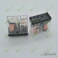 رله 24 ولت شیشه ای 8 پایه 5 آمپر Omron G2R-2-24VDC