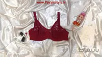 سوتین دانتل فنردار (7702) زرشکی