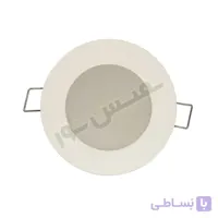 چراغ سقفی توکار گرد 7 وات پرتو افشان یزد
