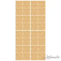 دیوارپوش تندیس و پیکره شهریار مدل امای کد W1010 02 بسته 32 عددی