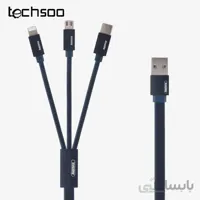 کابل شارژ ۳ خروجی ریمکس REMAX KEROLLA Data Cable Lightning/Micro/Type-C RC-094th