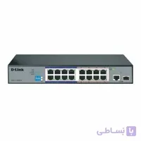 سوئیچ 16 پورت دی لینک DES-F1016P-E ا D-Link DES-F1016P-E 16 Port 10/100 Mbps PoE Switch